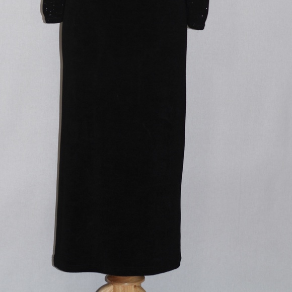 Scott McClintock Petites Black Shimmer Gown - Picture 11 of 15